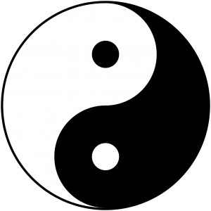 The Yin (left) and Yang (right) in all its glory.