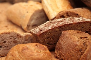 Gluten is commonly found in bread. It allows the yeast in dough to rise. 