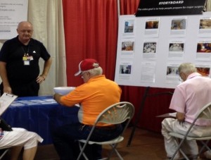 At the 2014 Maryland State Fair, more than 350 people viewed the storyboard of the planned video and surprised team members with their ideas on outcomes that would be most important. 