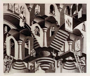 M.C. Escher, the master of perspective (Courtesy: bocamuseum.org)